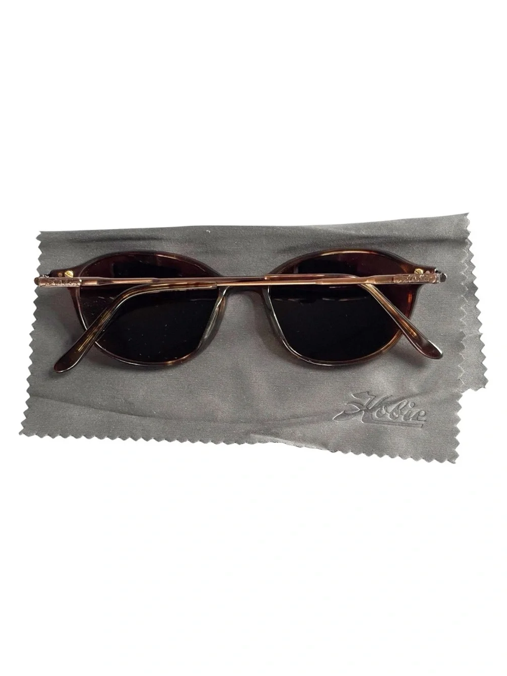 Hobie vintage Aruba spring hinge metal copper arm polarized tortoise sunglasses